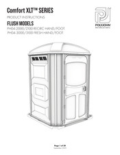 PolyJohn Comfort XLT PH04-3100 Product Instructions