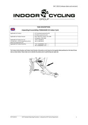 Indoor Cycling TOMAHAWK IC3 Manual