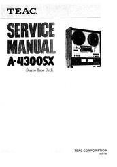 Teac A-4300SX Service Manual