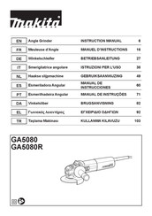 Makita GA5080 Instruction Manual