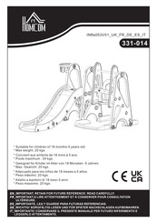 HOMCOM 331-014 Manual