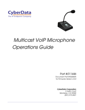 CyberData 011446 Operation Manual