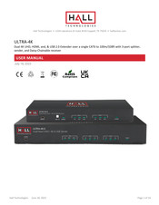 Hall Technologies ULTRA-4K User Manual