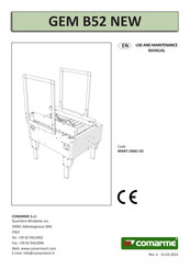 comarme GEM B52 NEW Use And Maintenance Manual