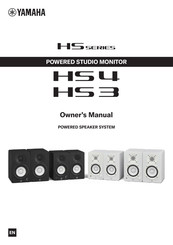 Yamaha HS3 Owner's Manual