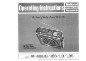 Panasonic RF-888LS Operating Instructions Manual