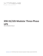 Xtreme X90-10S User & Installation Manual