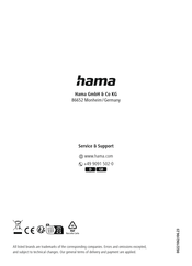 Hama 00221062 Operating Instructions Manual