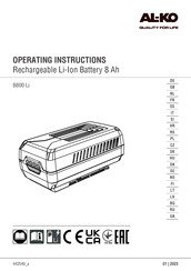 AL-KO B800 Li Operating Instructions Manual