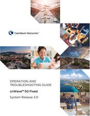 Cambium Networks cnWave 5G Fixed Operation And Troubleshooting Manual