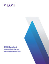 Viavi ComXpert CX100 Manual