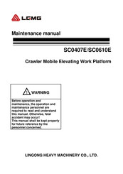 LGMG SC0610E Maintenance Manual