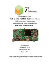 Z3 Technology Z3-DM8148-MC-RPS Developer's Manual