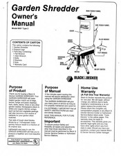 Black & Decker 8501 Owner's Manual