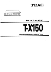 Teac T-X150 Service Manual