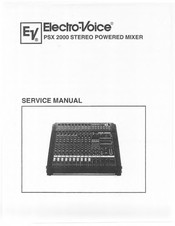 Electro-Voice PSX 2000 Service Manual