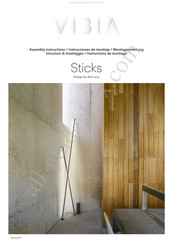 VIBIA Arik Levy Sticks 7338 Assembly Instructions Manual