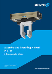 SCHUNK PHL-W 63 Assembly And Operating Manual