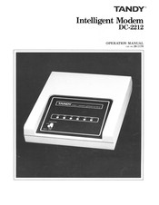 Tandy DC-2212 Operation Manual