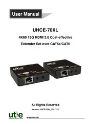 UTE UHCE-70XL User Manual
