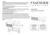 Safavieh MED9600 Manual