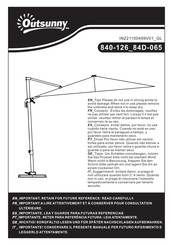 Outsunny 84D-065 Manual