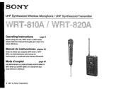 Sony WRT-820A Operating Instructions Manual
