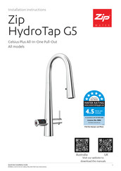 Zip HydroTap G5 Installation Instructions Manual