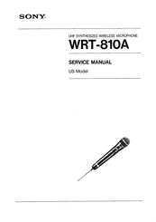 Sony WRT-810A Service Manual