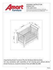 Amart Furniture WINNIE 76323 Assembly Instruction Manual