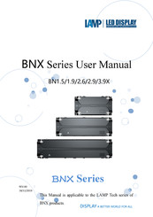Lamp BN3.9X User Manual