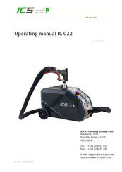 ICS IC 022 Operating Manual