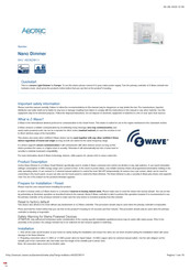 Aeotec Nano Dimmer Manual