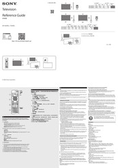 Sony BRAVIA XR-55A95L Reference Manual