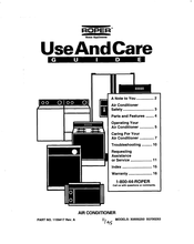 Roper X05002X05 Use And Care Manual