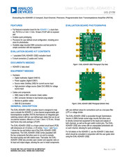 Analog Devices EVAL-ADA4351-2 User Manual