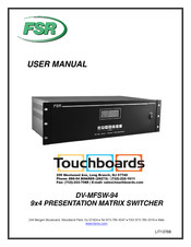 FSR DV-MFSW-94XT User Manual