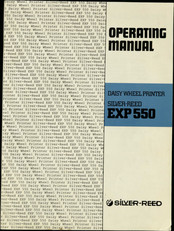 Silver Reed EXP 550 Operating Manual