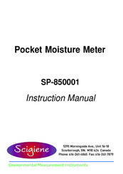 scigiene SP-850001 Instruction Manual