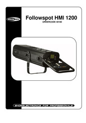 SHOWTEC Followspot HMI 1200 Manual