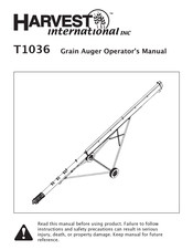 HARVEST T1036 Operator's Manual