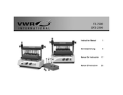 VWR International VX-2500 Instruction Manual