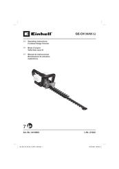 EINHELL 3410963 Operating Instructions Manual