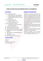 AWINIC AW21009G Manual