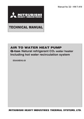 Mitsubishi ESA30EH2-25 Technical Manual