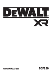 DeWalt DCF620D2K-GB Original Instructions Manual