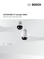 Bosch AUTODOME IP starlight 5000i User Manual