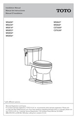 Toto MS856 Series Installation Manual
