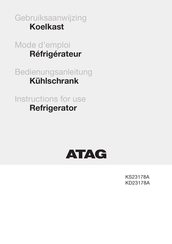 Atag KD23178A Instructions For Use Manual