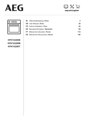 AEG KPK742280M User Manual